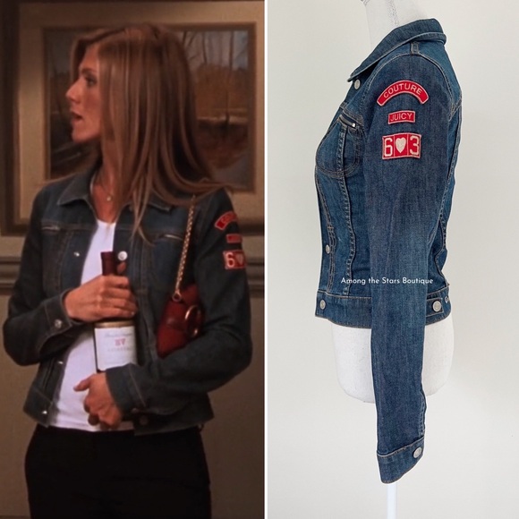 Super Rare Y2K Vintage Juicy Couture Denim Jacket ASO Rachel Green in Friends - Picture 6 of 14